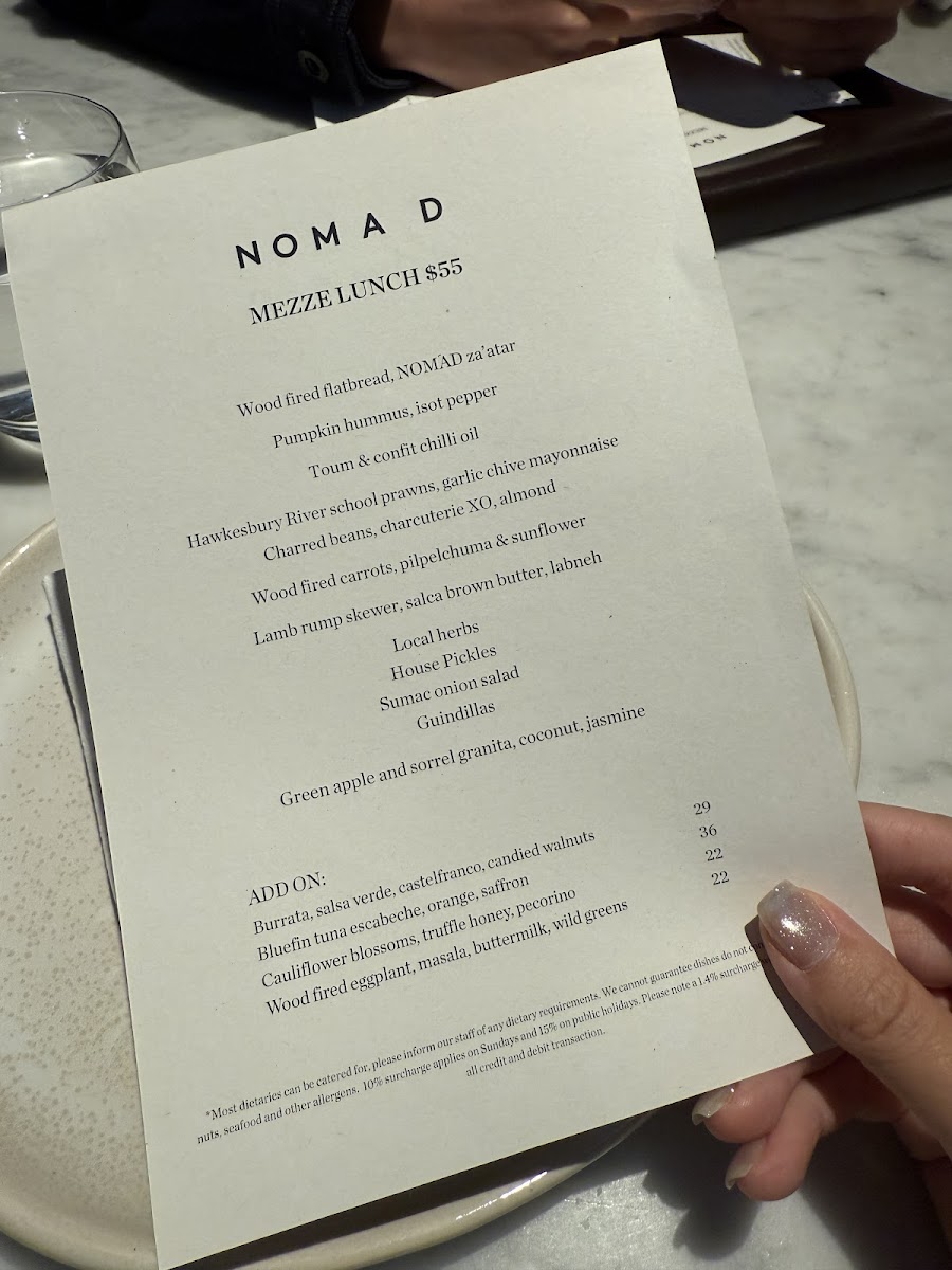 Menu Nomad Melbourne-3