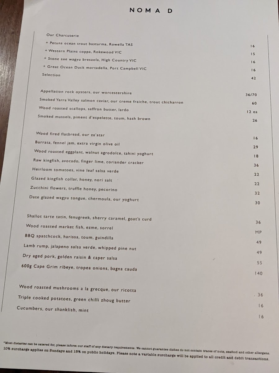 Menu Nomad Melbourne-4