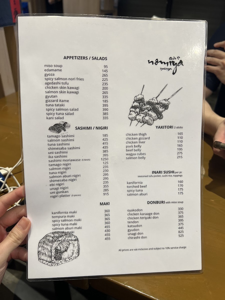 Menu Nomiya Izakaya-4