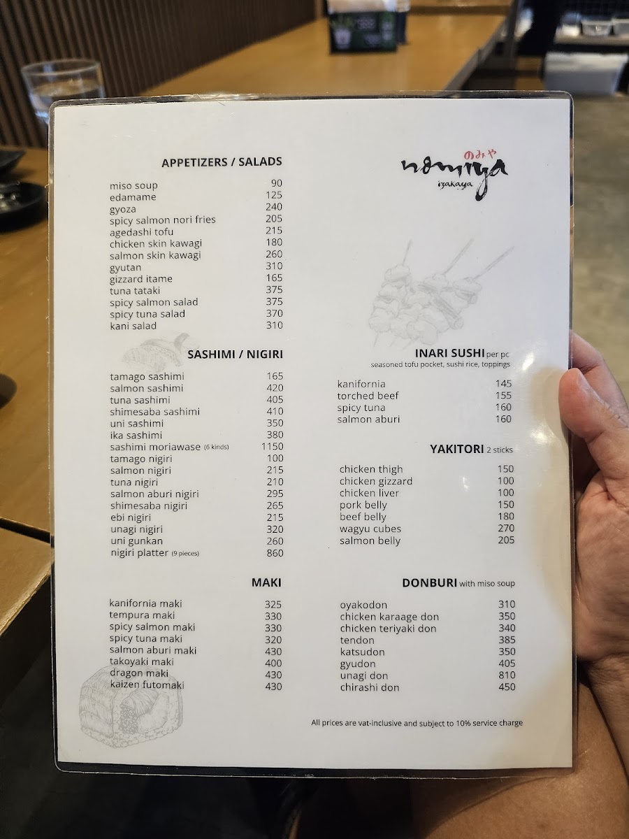 Menu Nomiya Izakaya-6