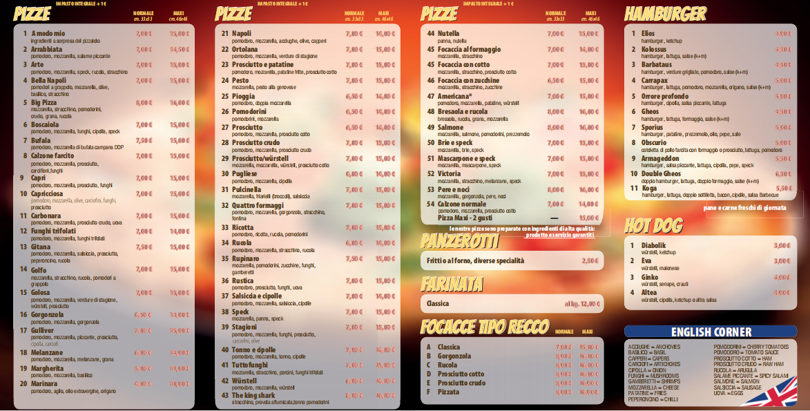 Menu Non Solo Pizza Chiavari-1