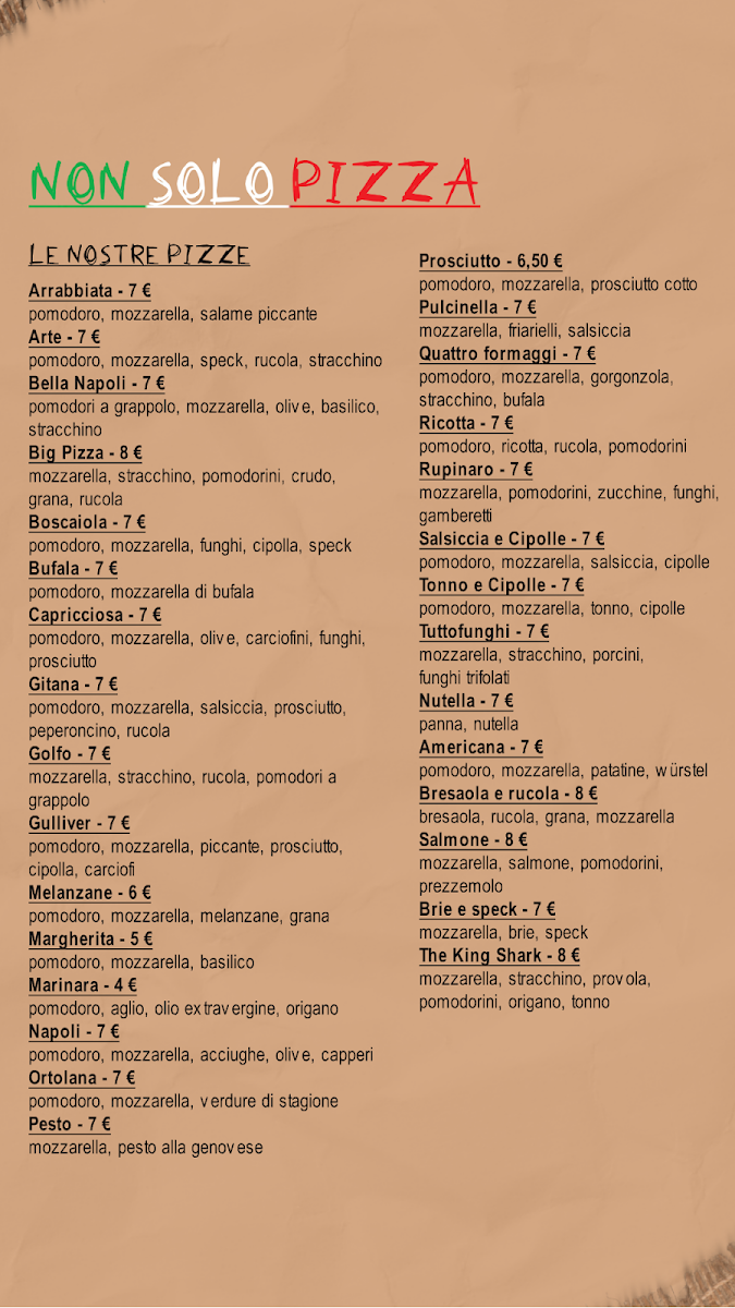 Menu Non Solo Pizza Chiavari-2
