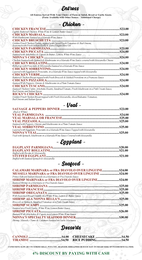 Menu Nonna Bella's-4