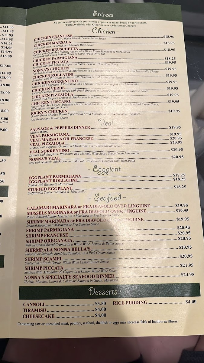 Menu Nonna Bella's-7