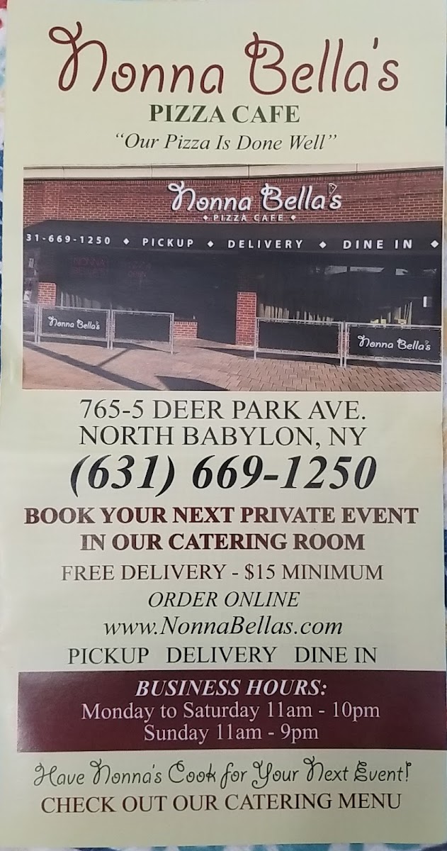 Menu Nonna Bella's-9