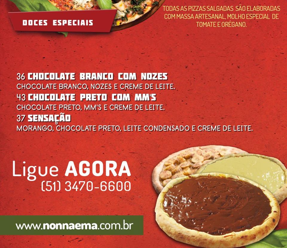 Menu Nonna Ema Pizzaria E Restaurante Cachoeirinha-6