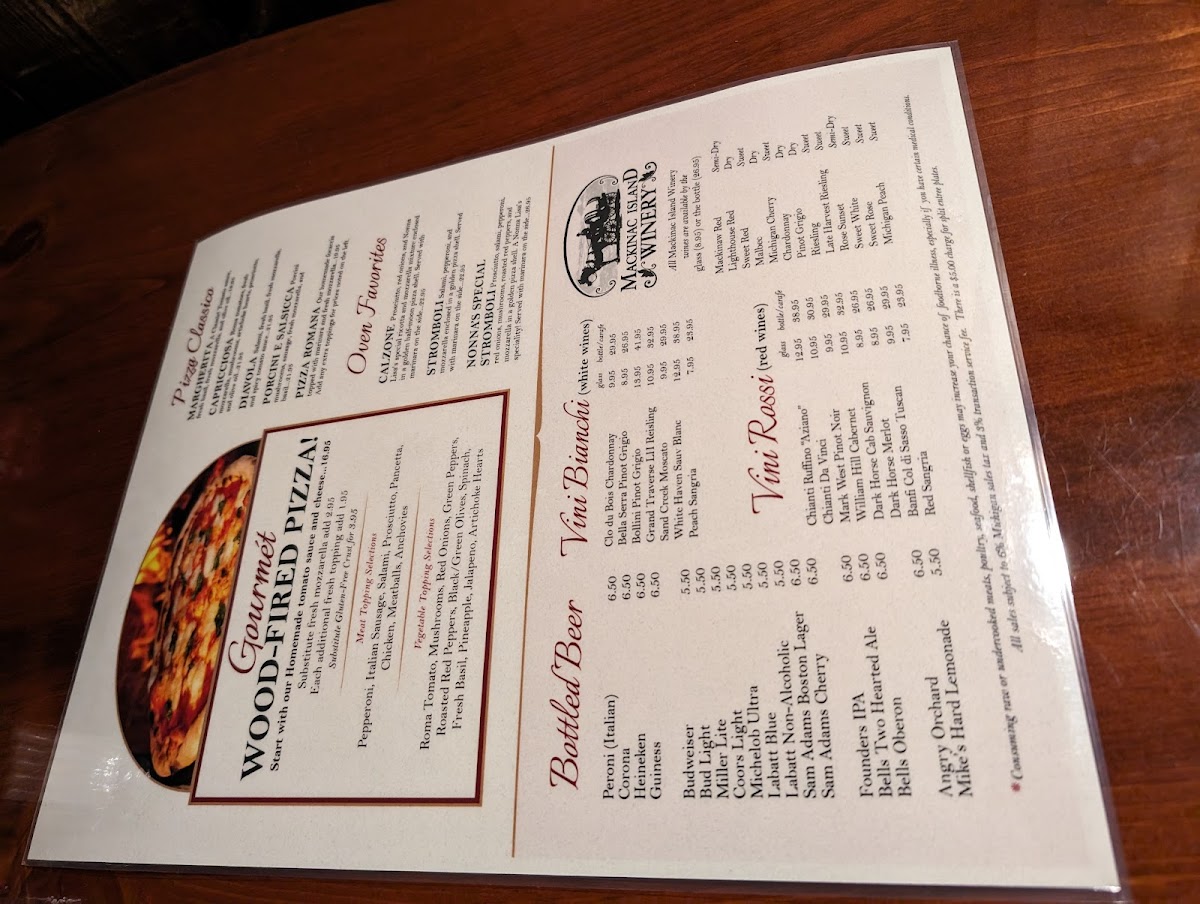 Menu Nonna Lisa's Italian Restaurant-7