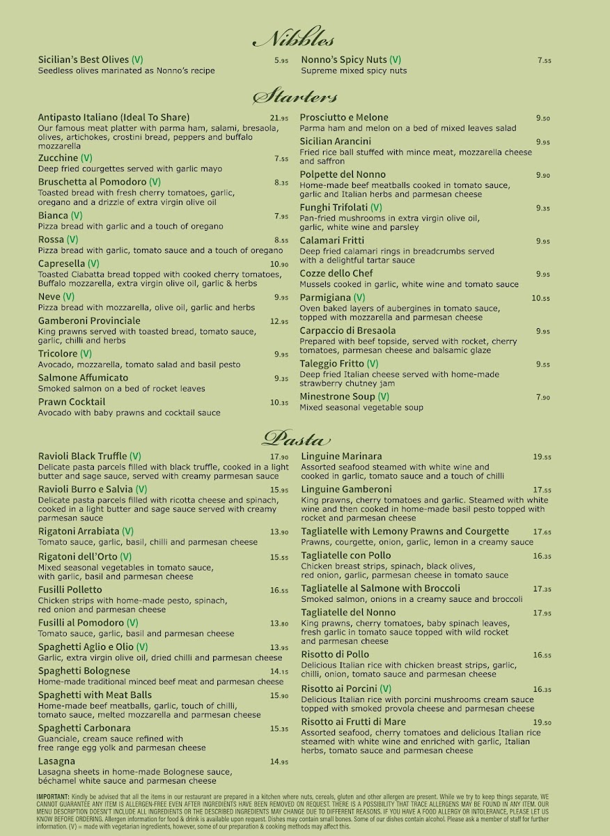 Menu Nonnos Pizza (Crouch End)-6