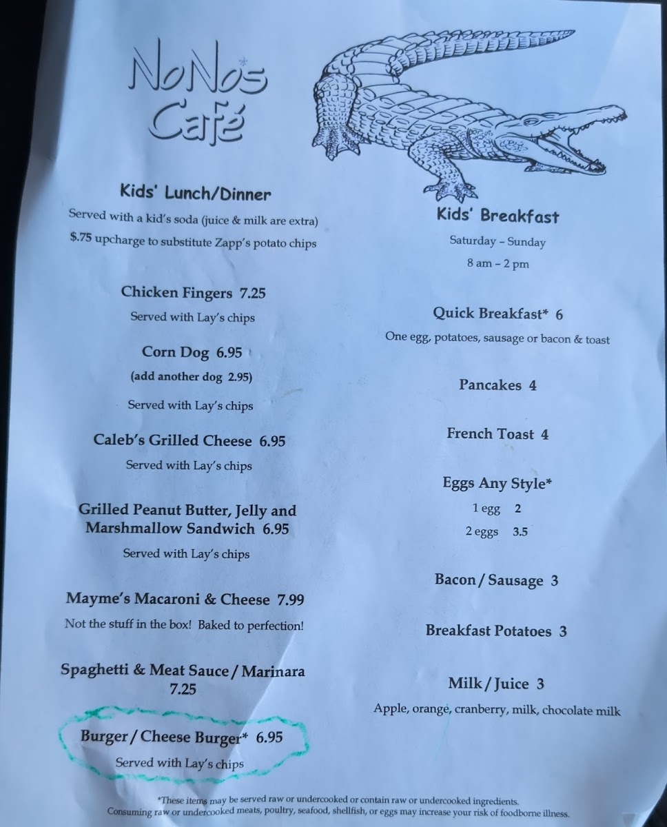 Menu Nono's Cafe-10