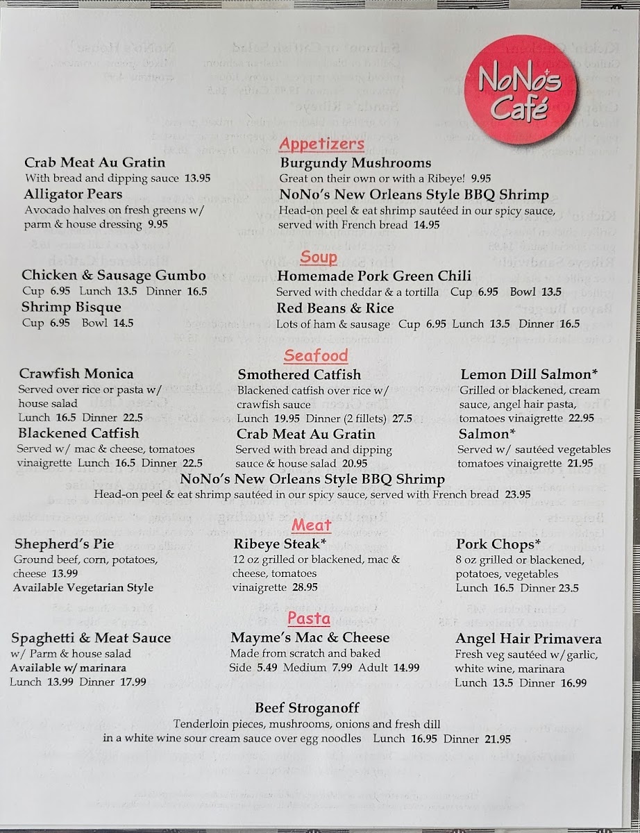 Menu Nono's Cafe-4