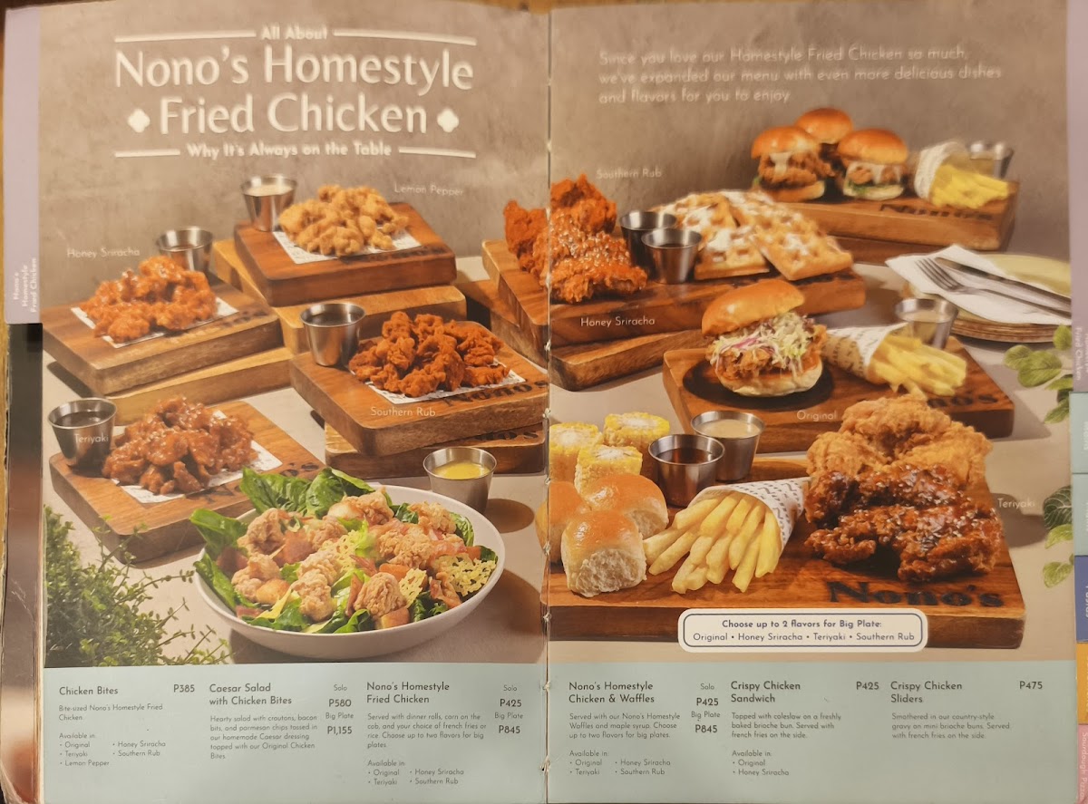Menu Nono's Up Town Center-1