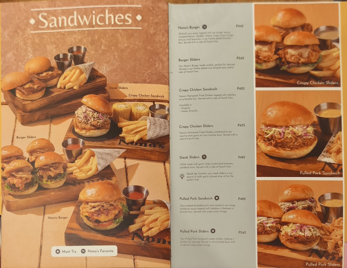 Menu Nono's Up Town Center-7