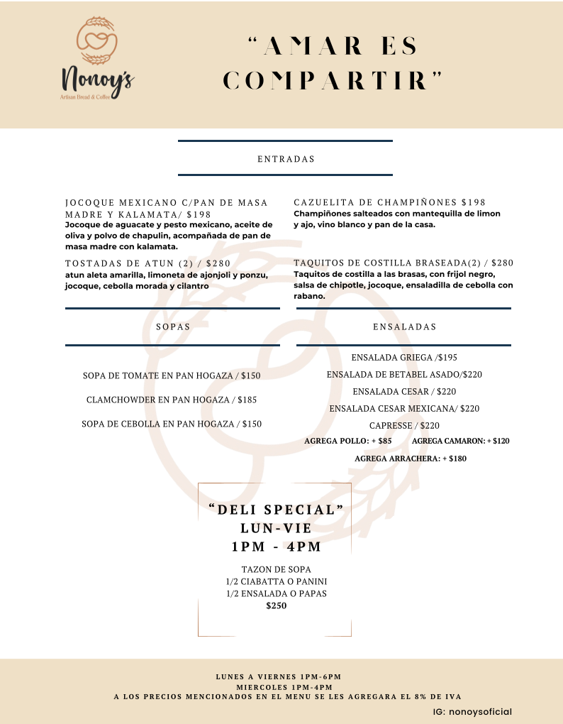 Menu Nonoy´s Artisan Bread & Coffee-6