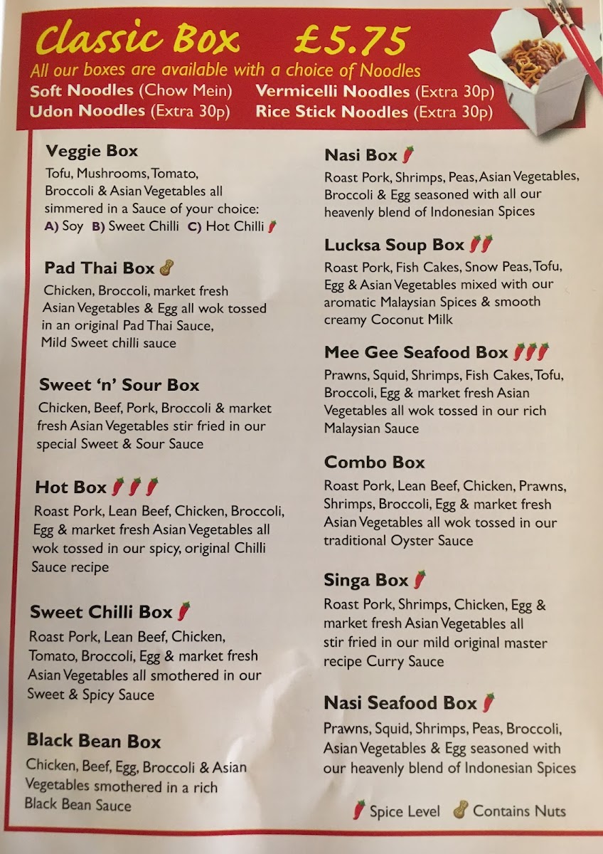 Menu Noodle Bar Chinese Takeaway-3