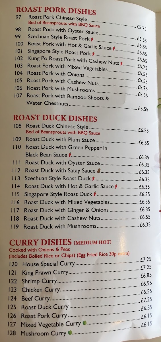 Menu Noodle Bar Chinese Takeaway-6
