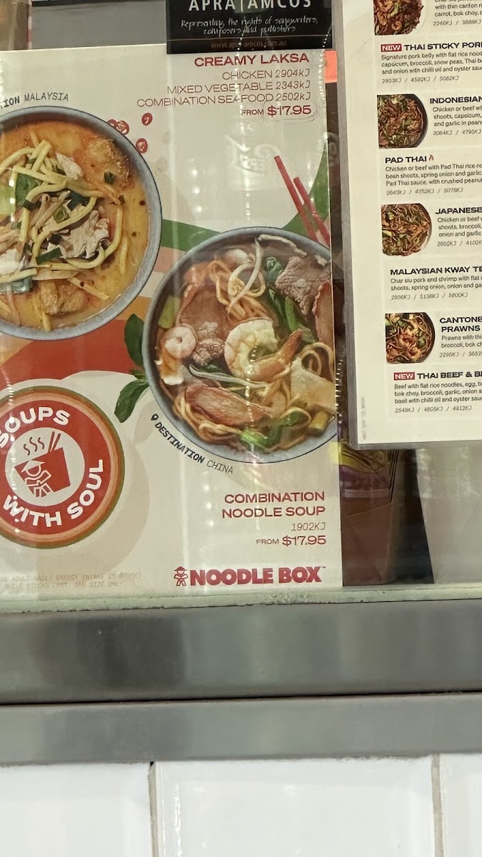 Menu Noodle Box Devonport-1