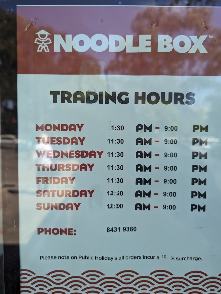 Menu Noodle Box Marryatville-1