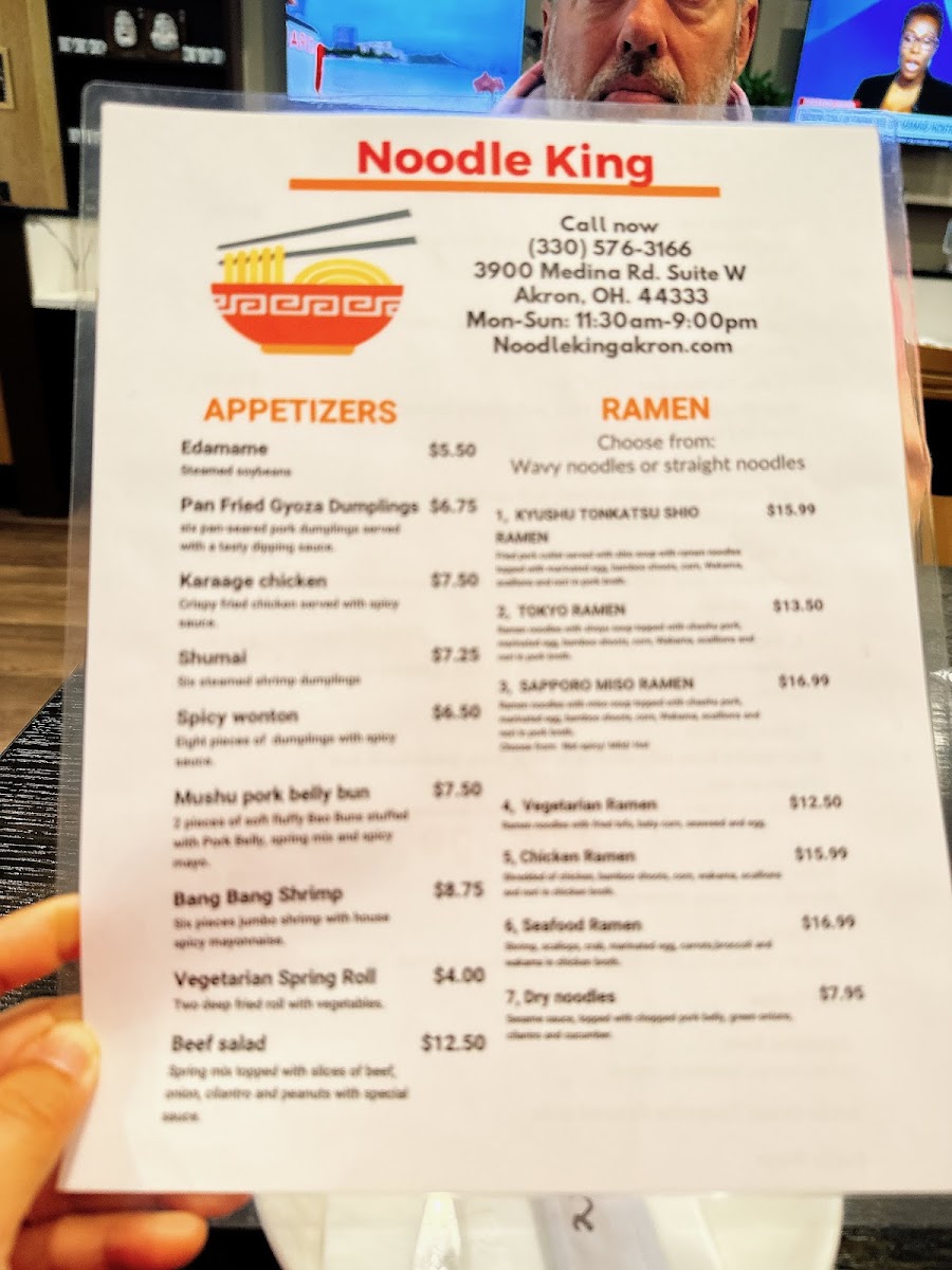 Menu Noodle King-9