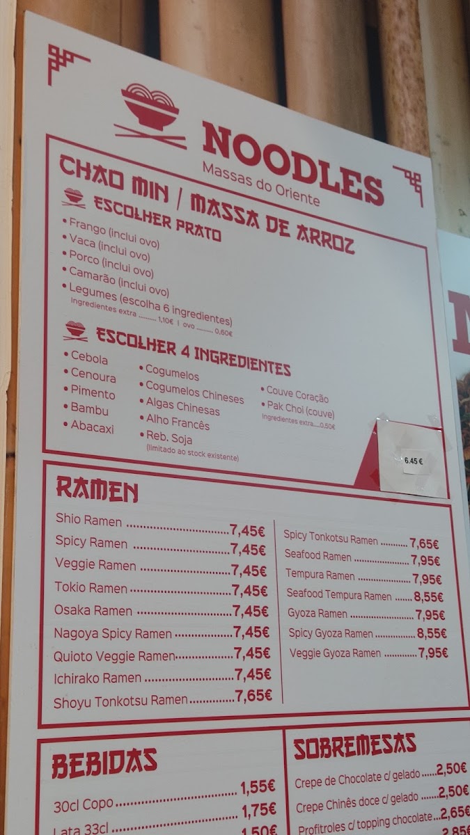 Menu Noodles Massas Do Oriente-3