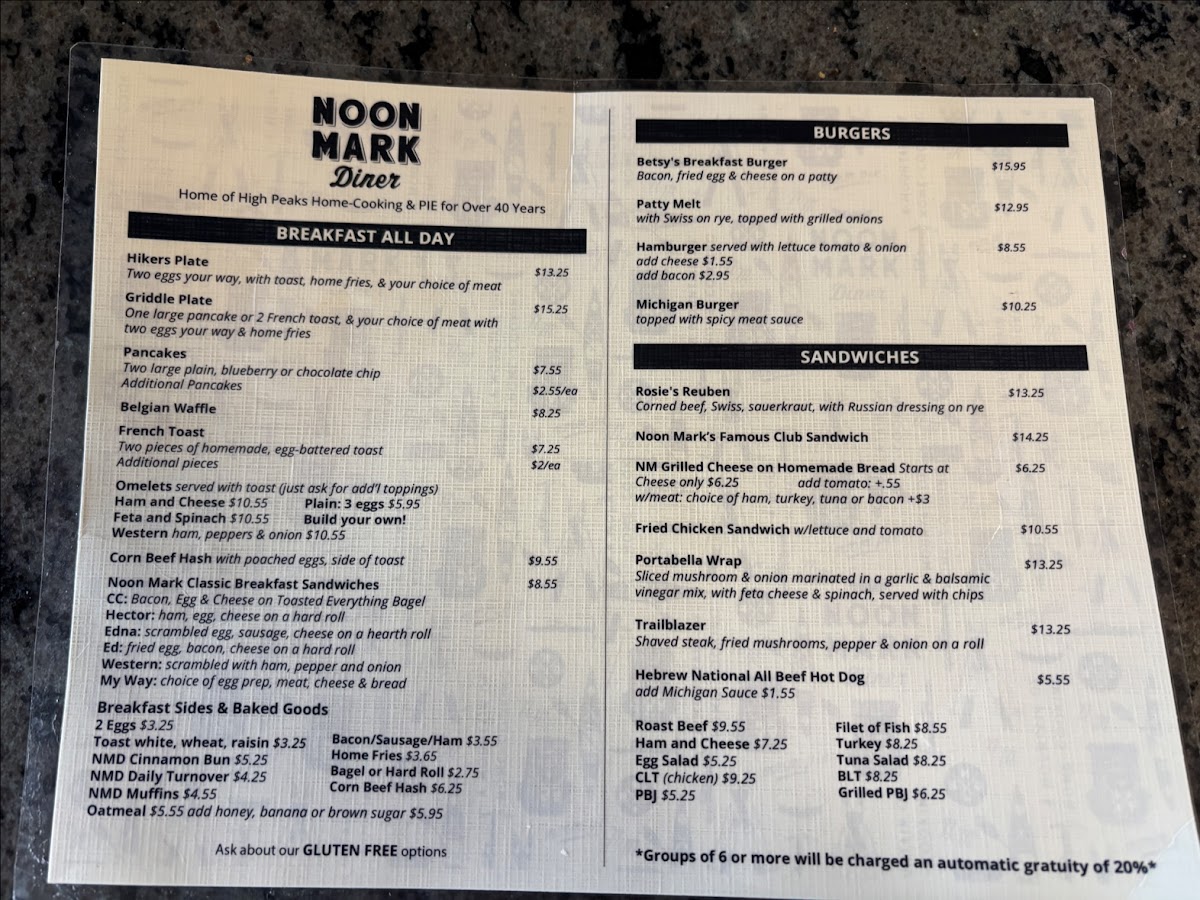Menu Noon Mark Diner-4