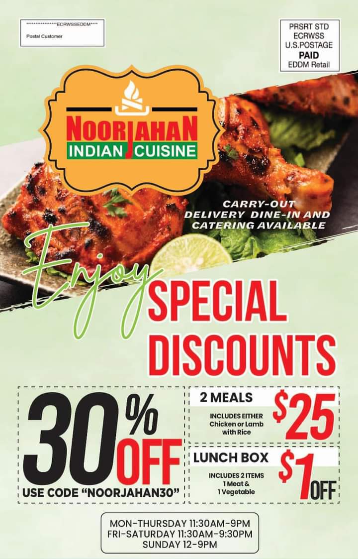 Menu Noorjahan Indian Cuisine (Vernier)-1