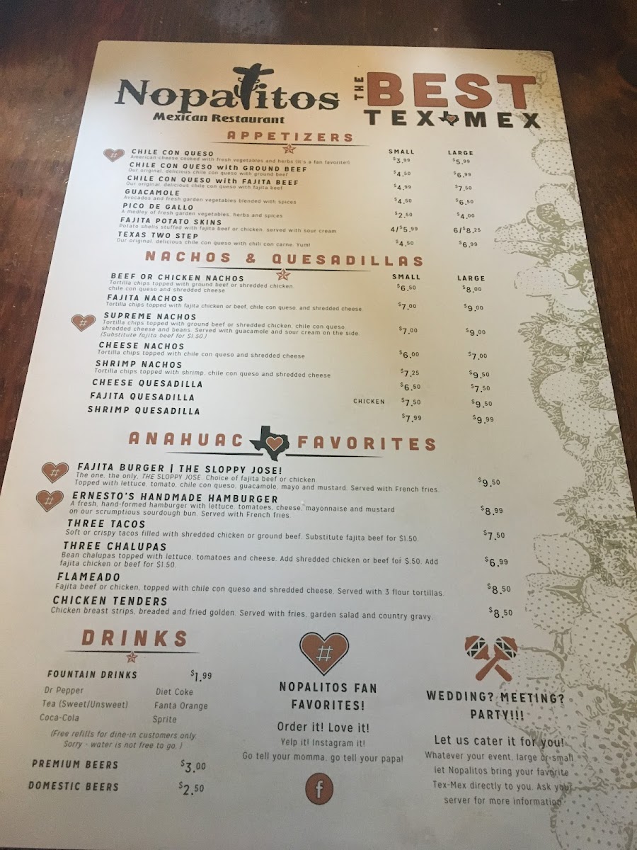 Menu Nopalitos Mexican Restaurant-2