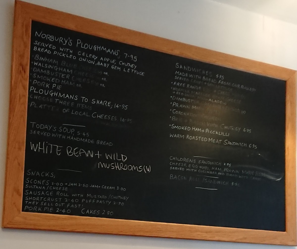 Menu Norbury's-4
