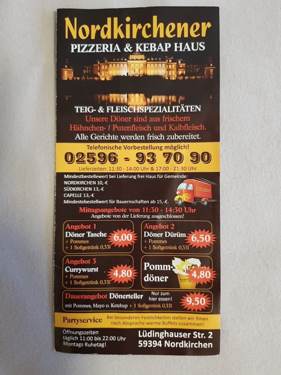 Menu Nordkirchener Pizzeria & Kebab Haus-1