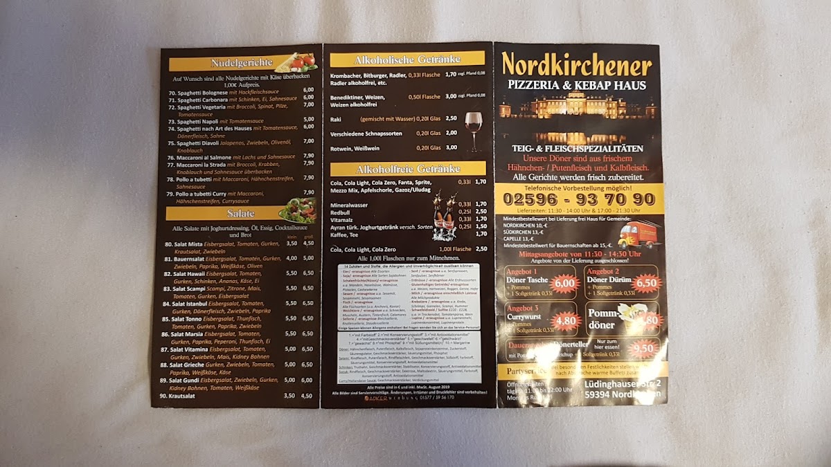 Menu Nordkirchener Pizzeria & Kebab Haus-2