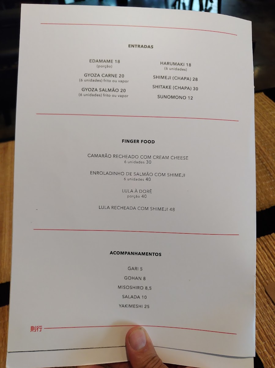 Menu Noriyuki Sushi Bar-7