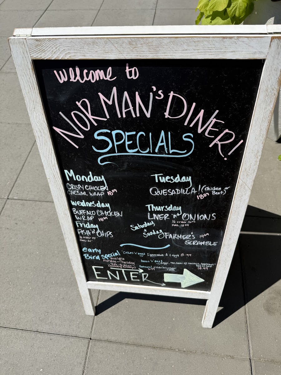 Menu Norman’S Diner - Kelowna-4