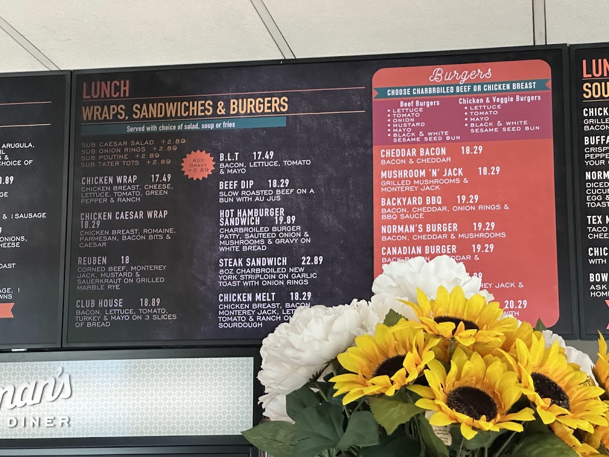 Menu Norman’S Diner - Kelowna-7