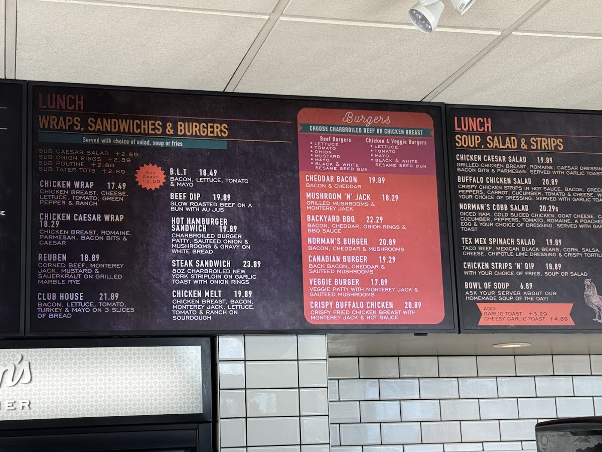 Menu Norman’S Diner - Kelowna-8