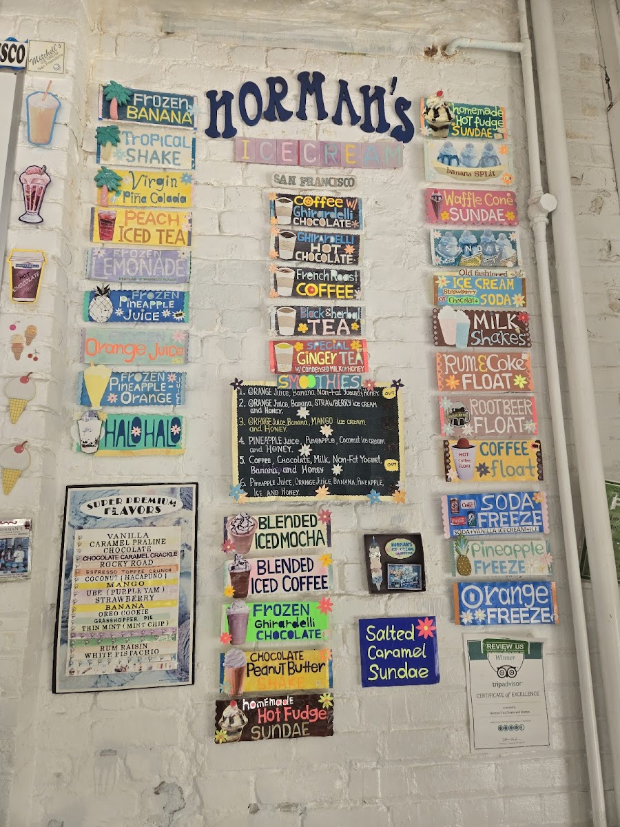 Menu Norman's Ice Cream & Freezes-10