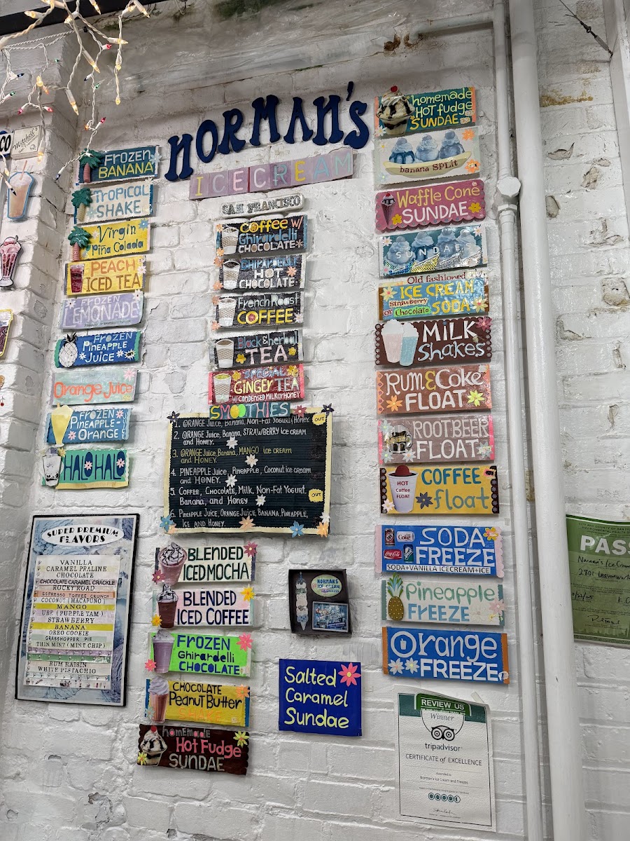 Menu Norman's Ice Cream & Freezes-2