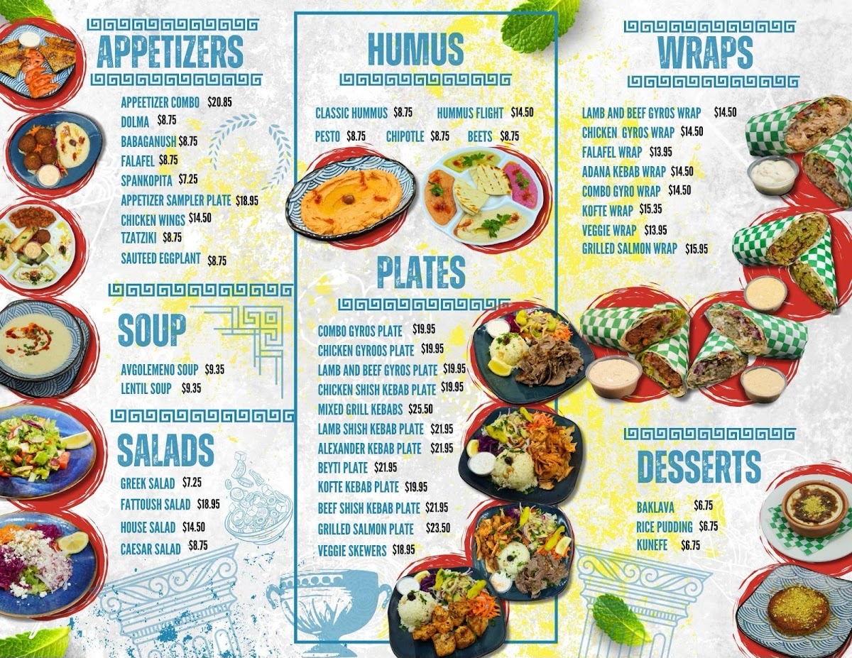 Menu North Beach Gyros-3