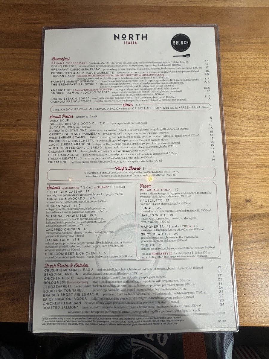 Menu North Italia-5