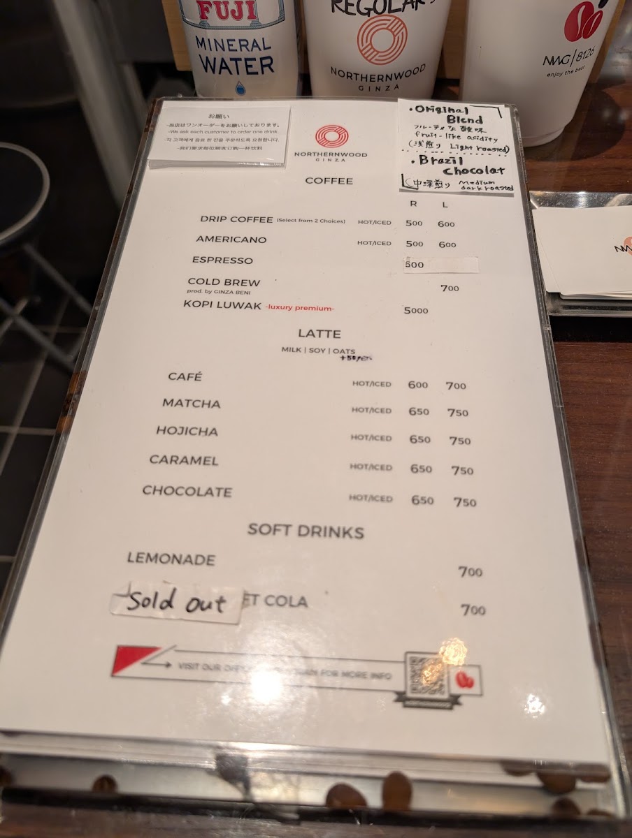 Menu Northernwood Ginza-10