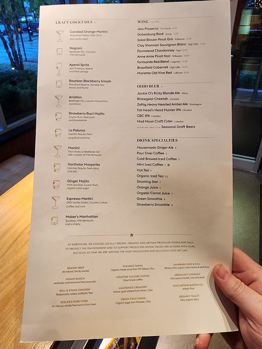 Menu Northstar Café In Uptown Westerville-3