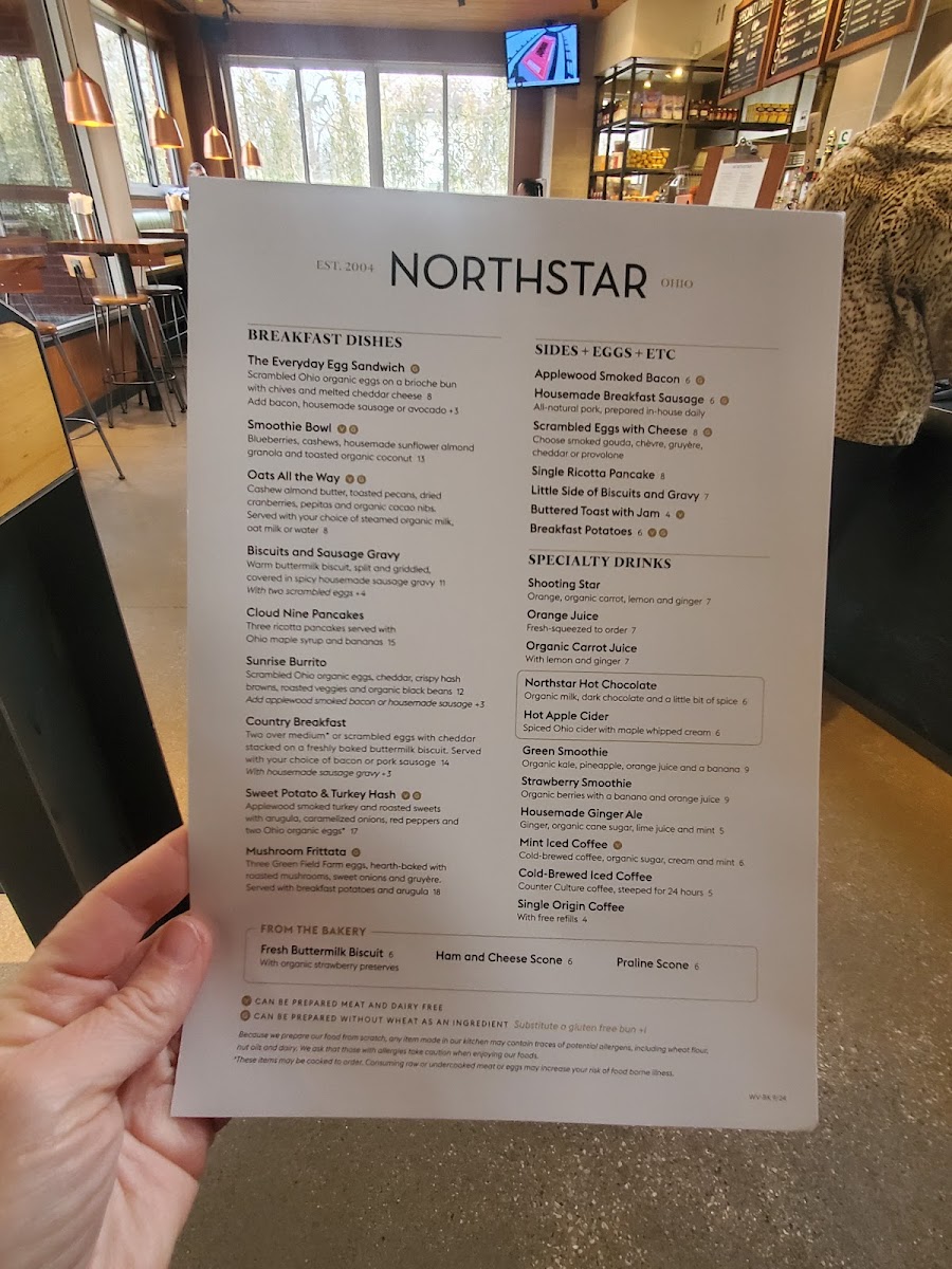 Menu Northstar Café In Uptown Westerville-4