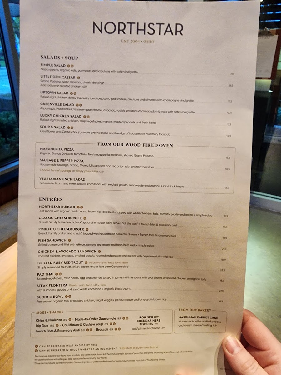Menu Northstar Café In Uptown Westerville-5