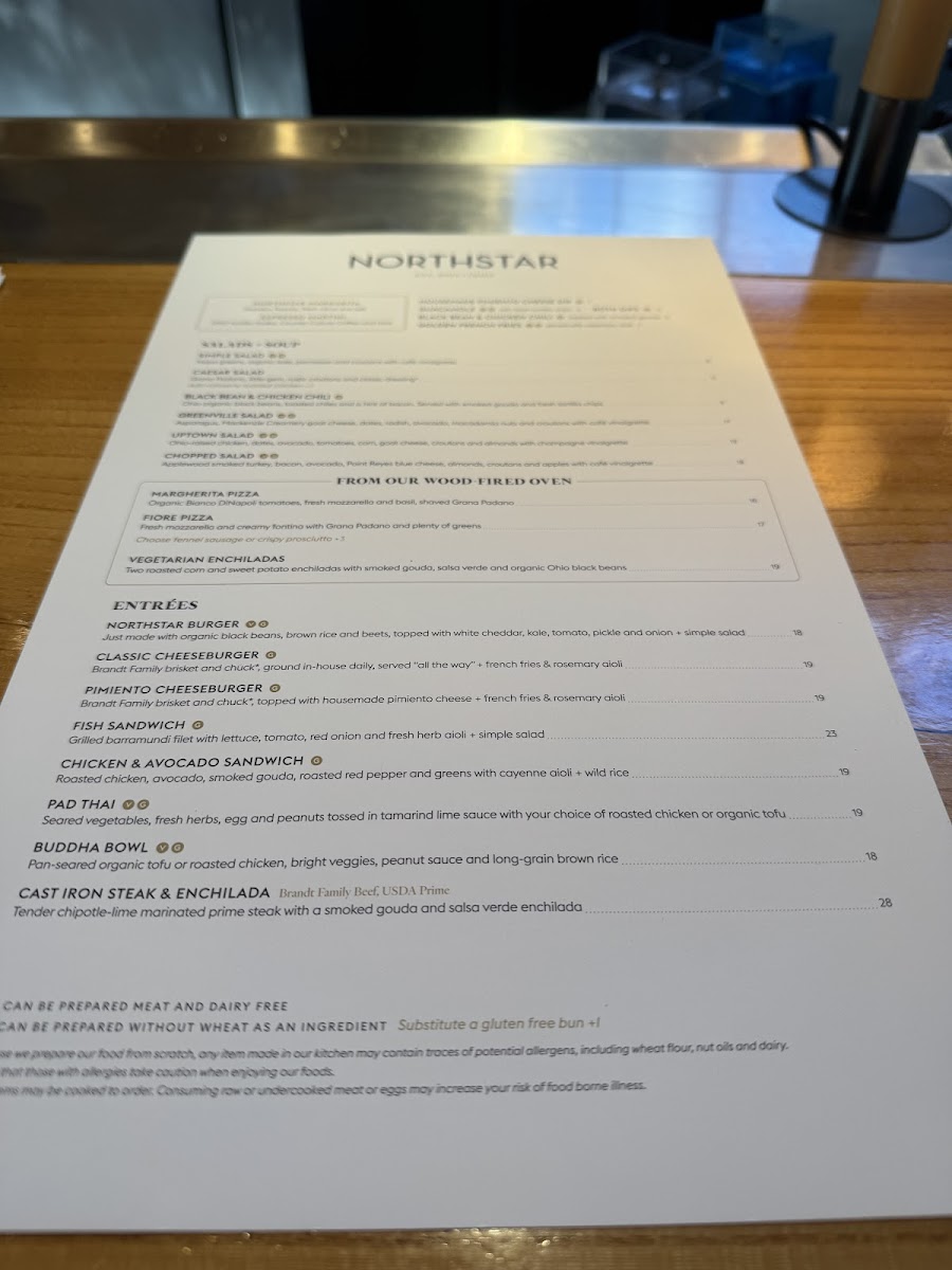Menu Northstar Café In Uptown Westerville-7