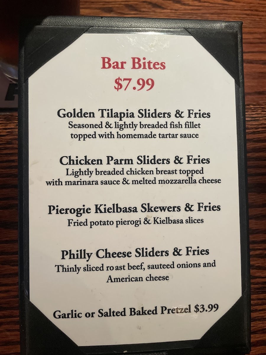 Menu Northwood Inn-2