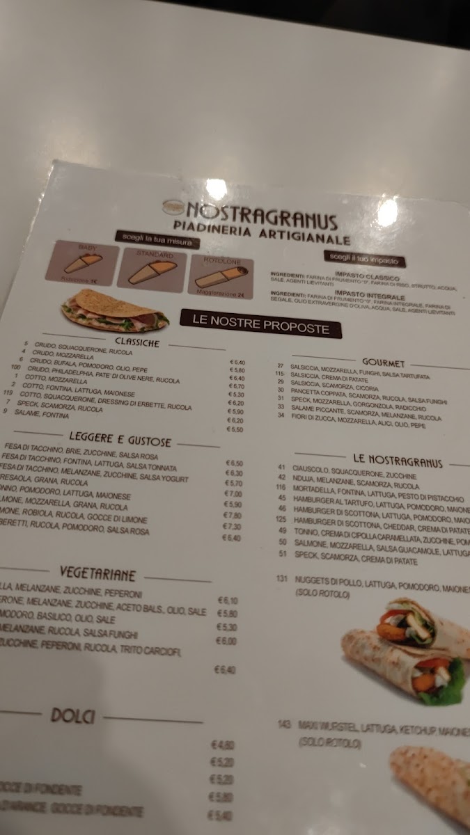 Menu Nostragranus - Piadineria Artigianale-8