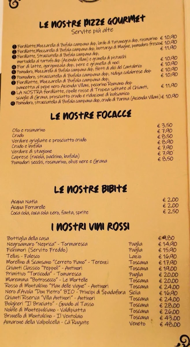 Menu Nostro - Ristorante Pizzeria Casal Palocco-2