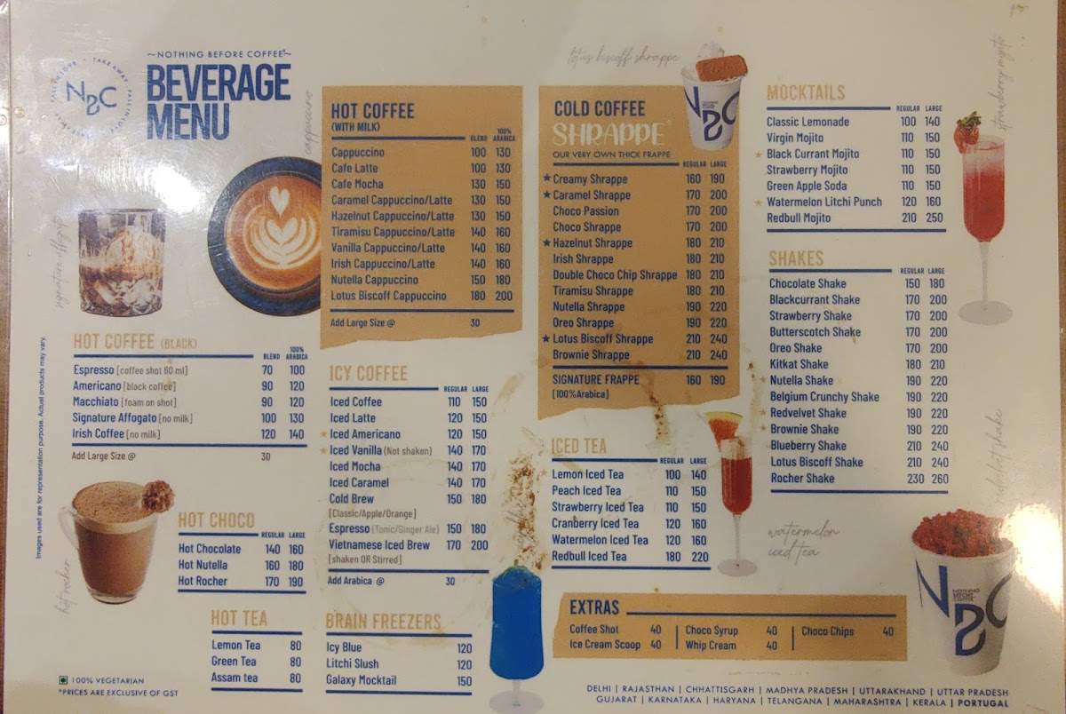 Menu Nothing Before Coffee - Sardarpur, Udaipur-2