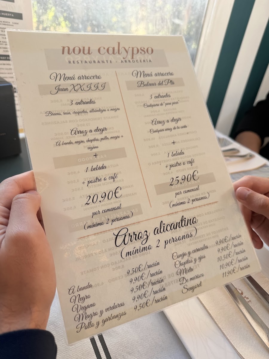 Menu Nou Calypso-7