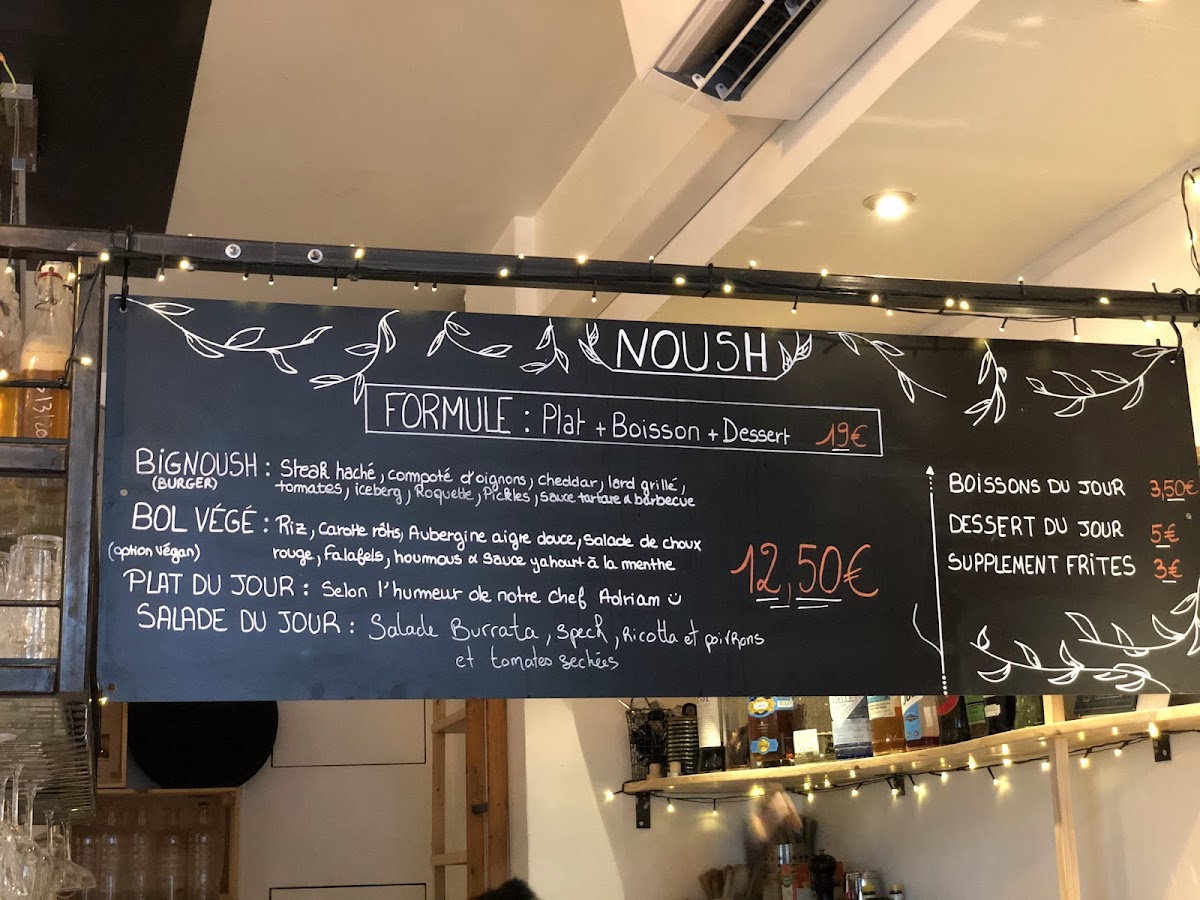 Menu Noush-9