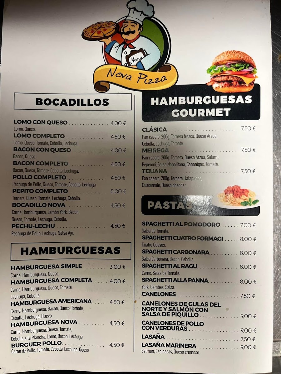 Menu Nova Pizza Meira-1