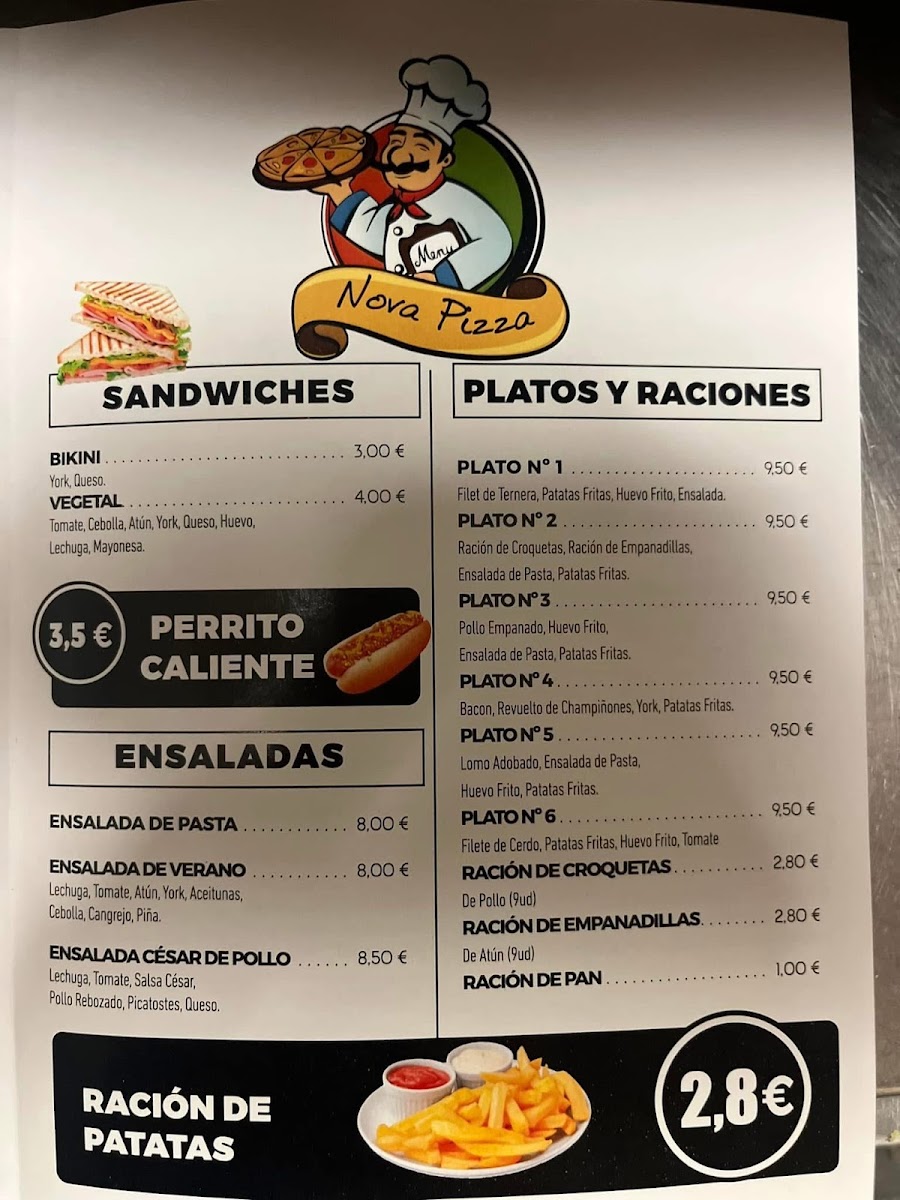 Menu Nova Pizza Meira-4